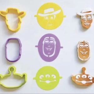 Toy story pancake molds and face stencils